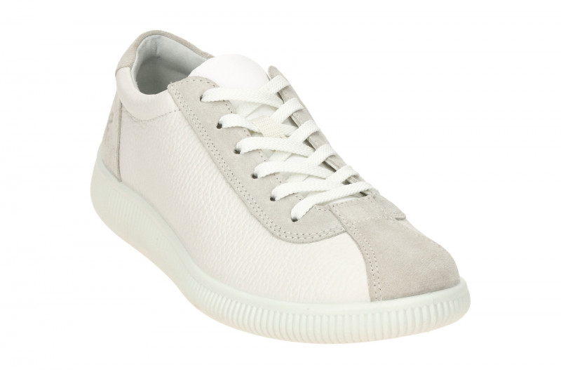 Ecco Soft Zero Schuhe weiß Damen Sneakers 220253