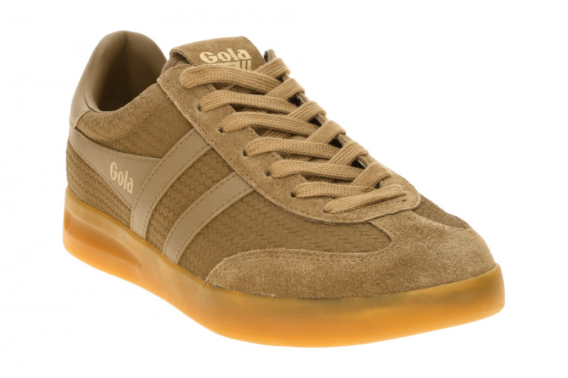 Gola Cyclone Marque Schuhe Sneakers braun Herren Flecht CMB922