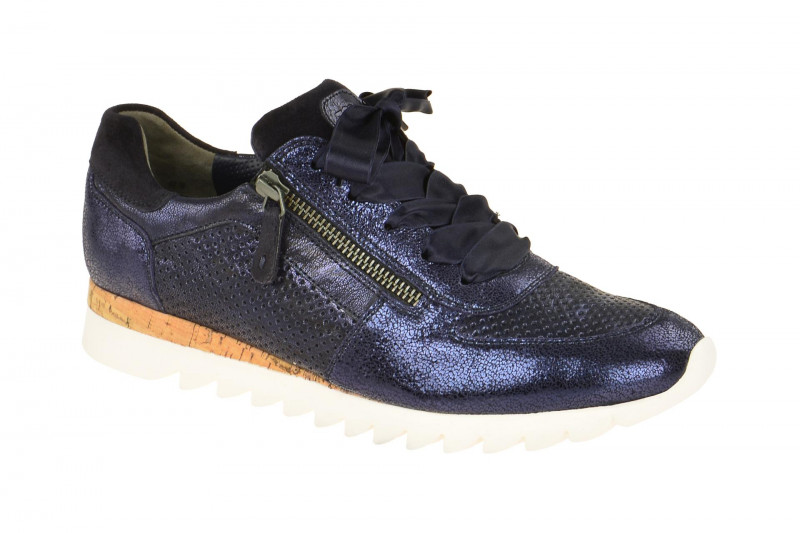 Paul Green Schuhe Sneakers blau metallic 4650