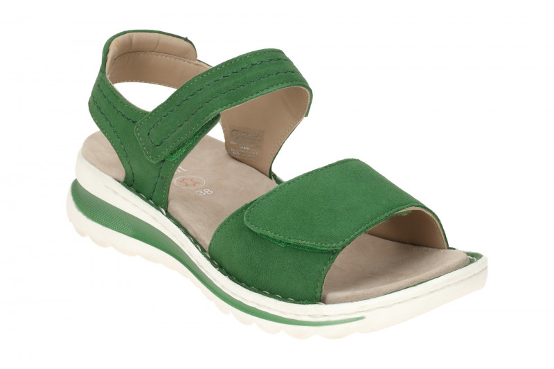 ara Tampa Sandale grün Samt Velour 12-47207