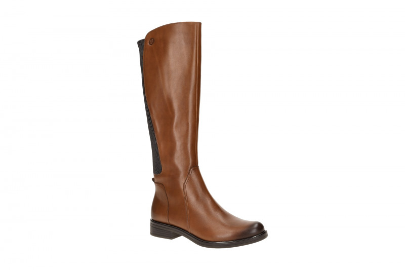 Caprice Lang Schaftstiefel braun cognac Leder 25513