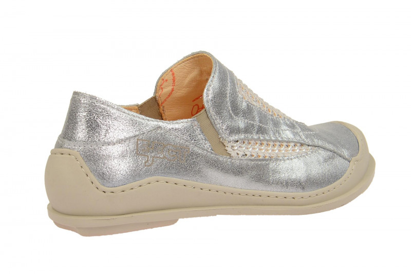 Eject Ciber Schuhe silber grau Slipper