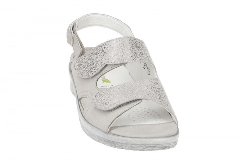Waldläufer Merle Sandale grau silber M-Weite