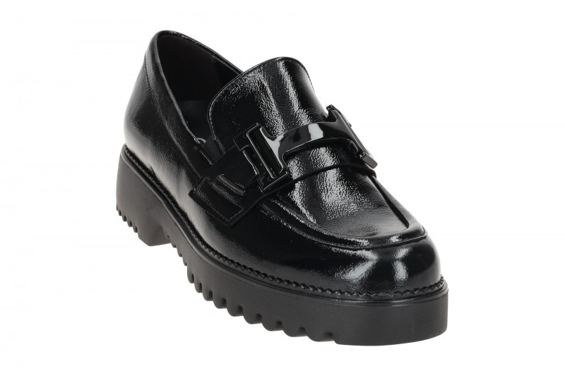 Gabor Schuhe Slipper schwarz Lack G-Weite 72.452.97