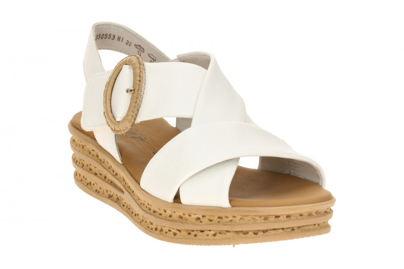 Gabor Plateau Sandale weiß Nappa 84.556.20
