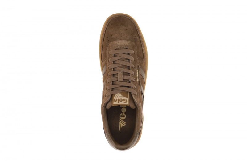 Gola Schuhe Hawk Sneakers braun otter Suede CMB571