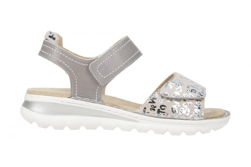 ara Tampa Sandale silber grau Letter 12-47209