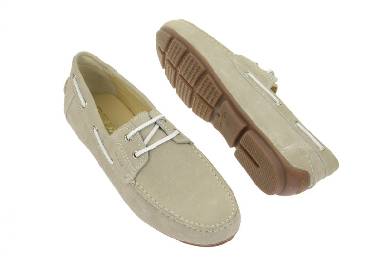 Geox Lux Schuhe grau Mokassin - U2298B