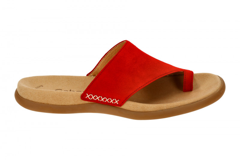 Gabor Zehentrenner Pantolette rot 63.700.15