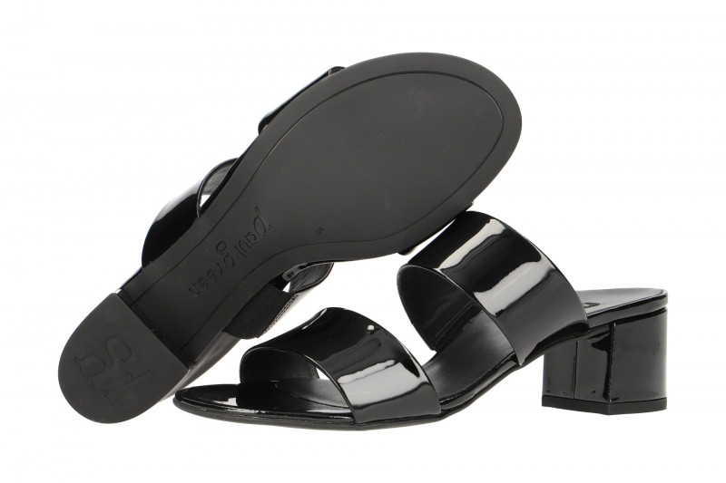 Paul Green Pantoletten schwarz Lack 7401