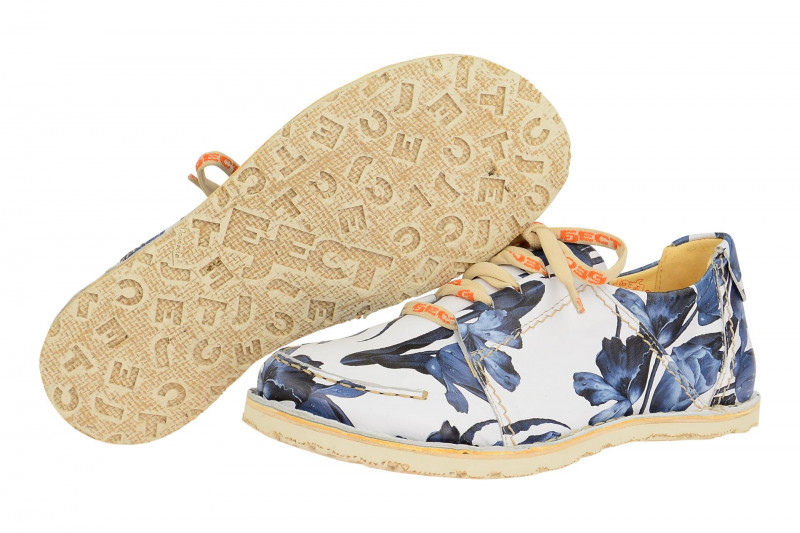 Eject Sony3Deal Schuhe weiß Blumen 9405/1.013