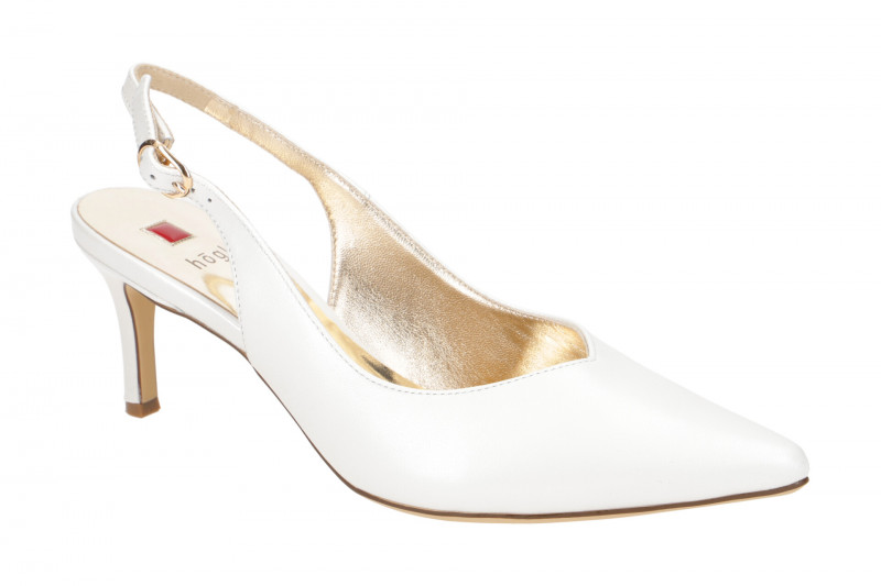 Högl Boulevard Sling Pumps weiß perlweiß 6203