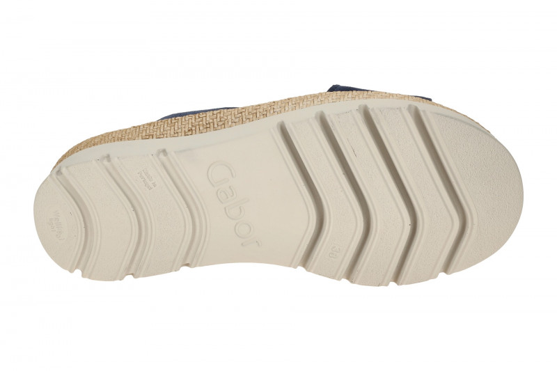 Gabor Glamour Pantoletten blau Glitzer 63.721.16