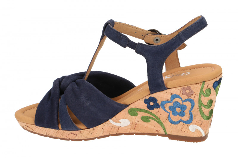 Gabor Keil Sandalen blau Kork 22.828.36