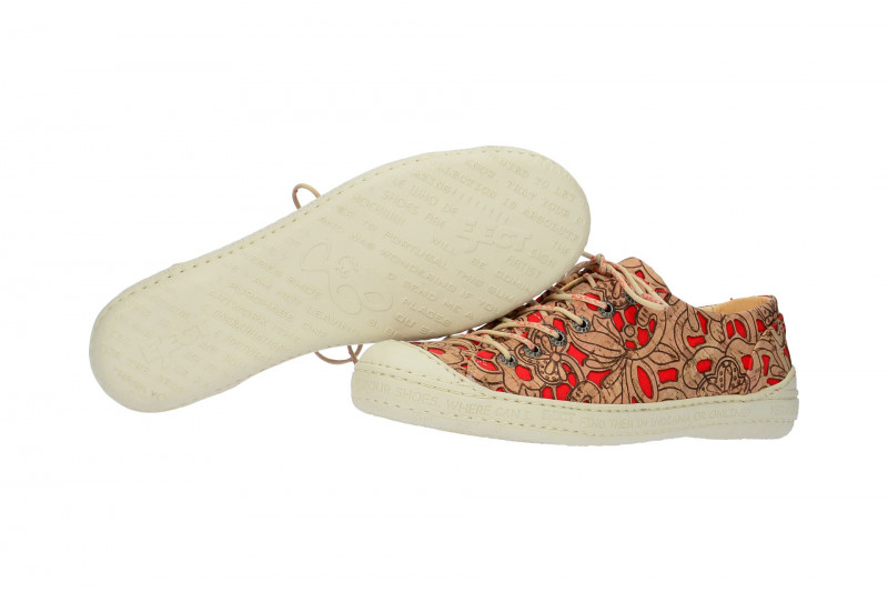 Eject Schuhe Dass rot braun Kork 11207