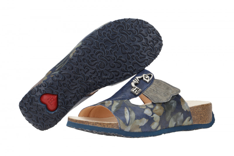 Think Mizzi Pantolette blau indigo 124