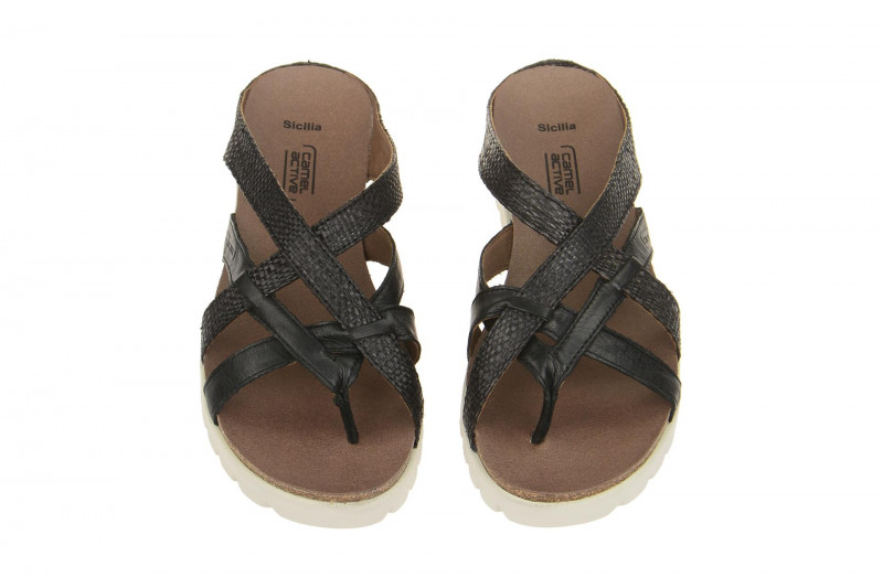 camel active Sicilia Pantolette schwarz 822.74.01