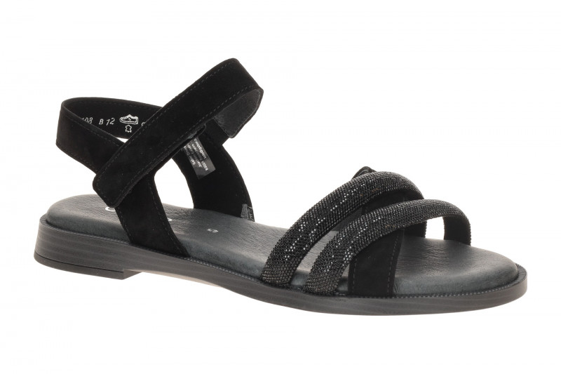 Gabor Fashion Sandale schwarz Strass 85.501.17