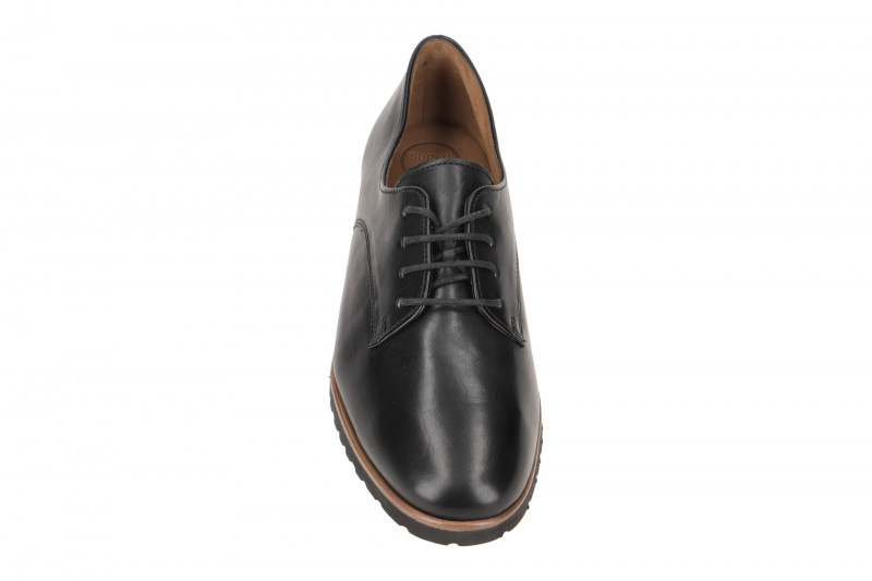 Paul Green Schuhe schwarz matt Schnürer 2804