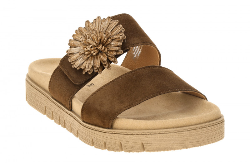 Gabor Pantolette braun cacao Velour 83.743.18