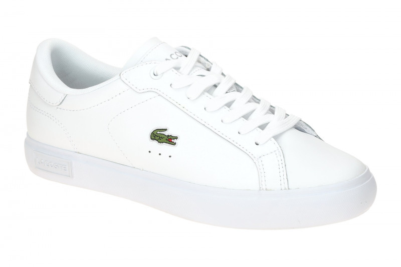 Lacoste Powercourt Schuhe Sneakers weiß Damen Original 0086