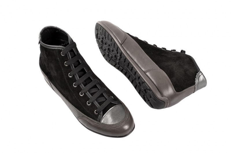 Geox New Moena Stiefelette schwarz grau D3460C