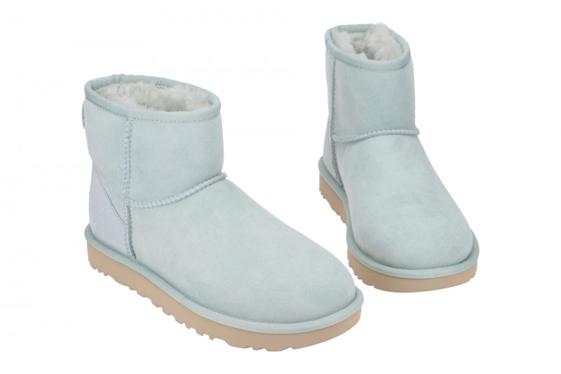 UGG Stiefel hellgrün sky-grey Classic Mini II