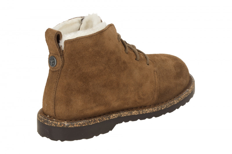 Birkenstock Uppsala Mid Shearling Stiefel braun SCHMAL 1028148