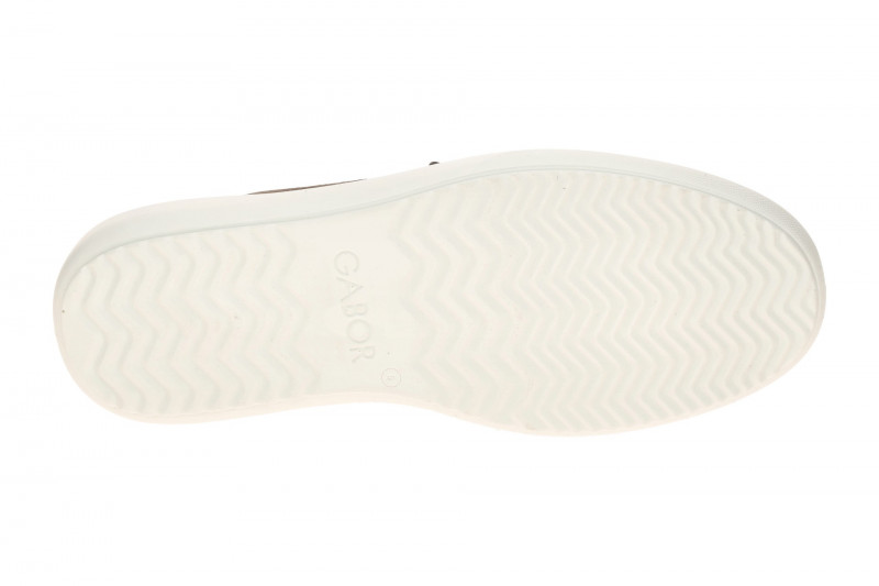 Gabor Schuhe Mokassin Slipper braun Velour 83.367.28