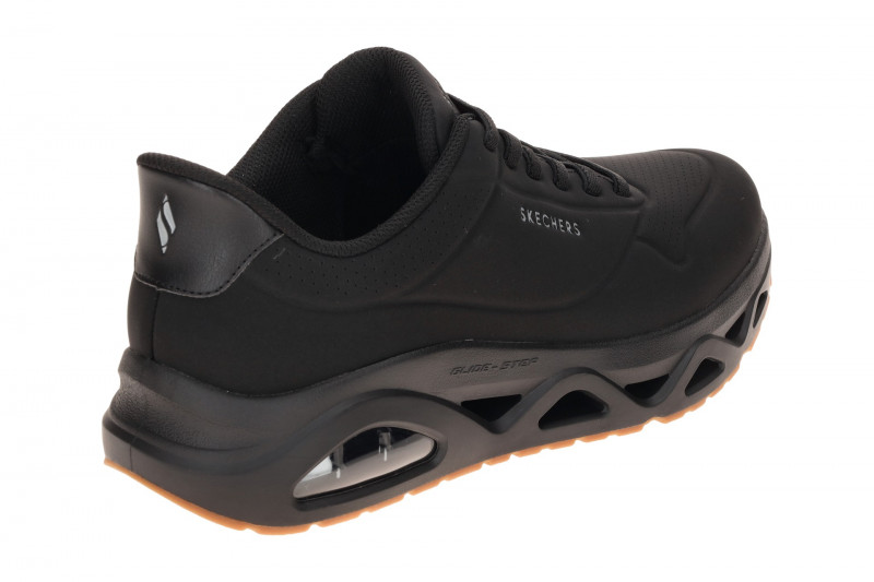 Skechers Uno Glide Step Schuhe Sneakers schwarz Herren Slip Ins 183420