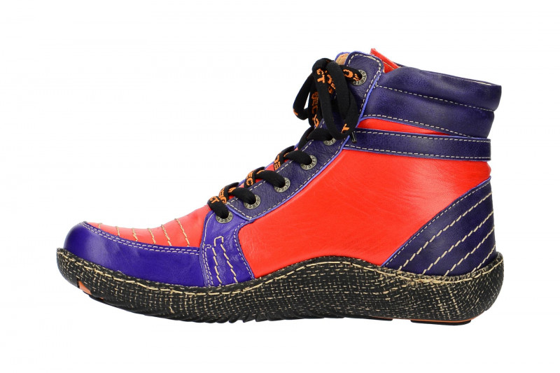 Eject Good Damen Stiefelette rot lila 18595