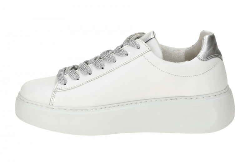 Gabor Comfort Florenz Plateau Sneakers weiß silber 66.488.51