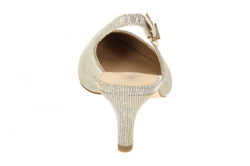 Peter Kaiser Sling Pumps beige sand Glitzer 79643