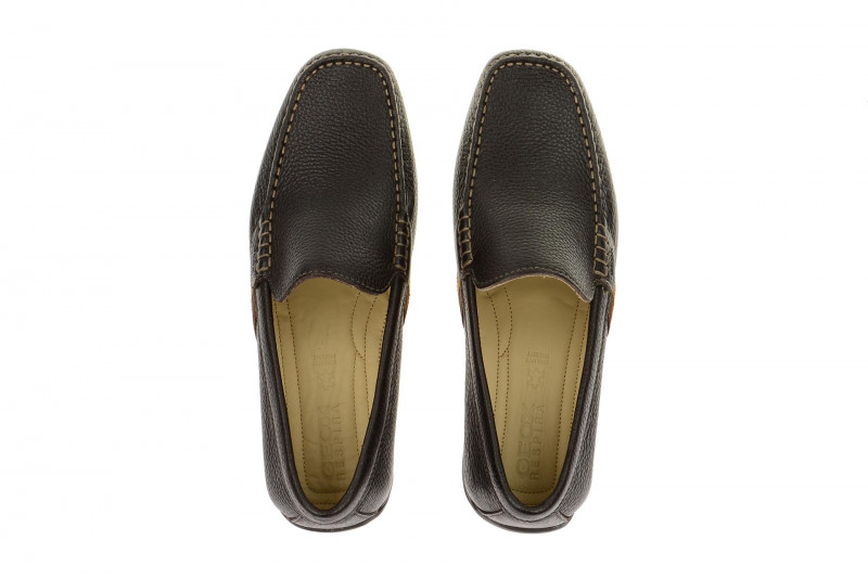 Geox Snake Mokassin Schuhe braun Gr 44 - U1107U