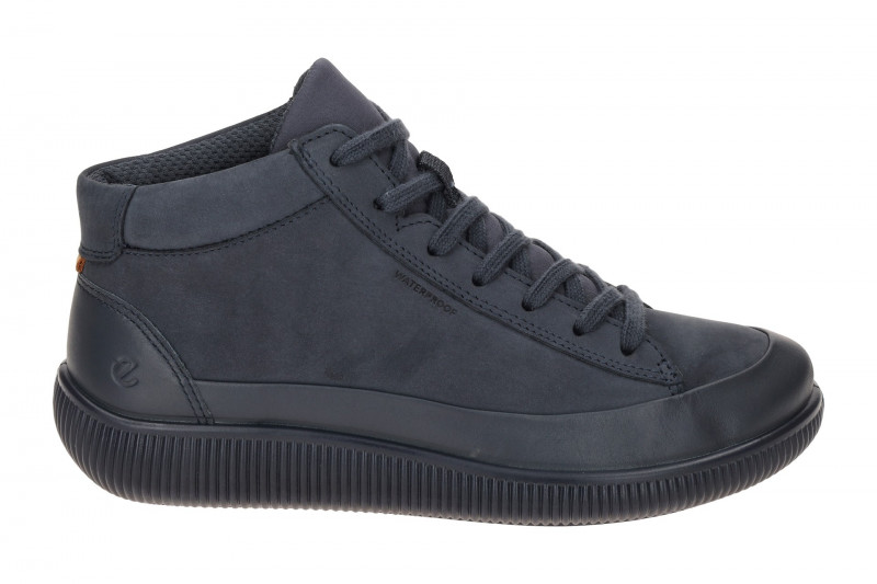 Ecco Soft Zero Stiefelette Boots blau marine Damen Waterproof 220273