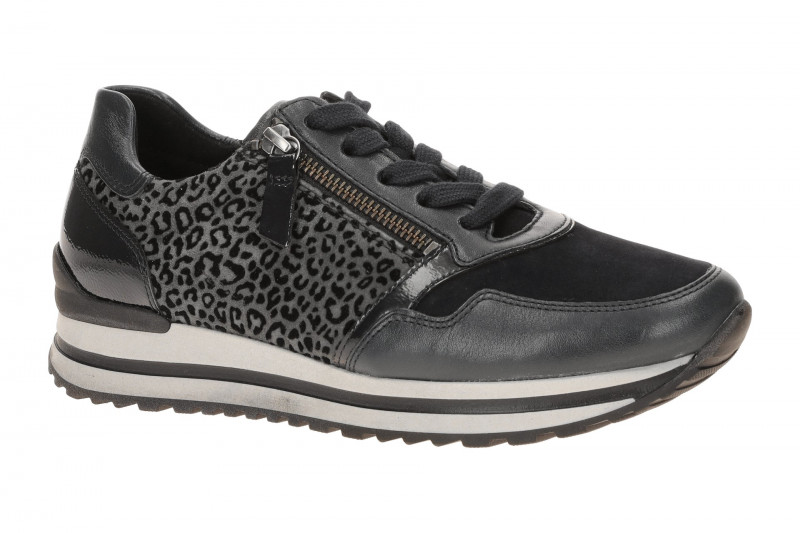 Gabor comfort Sneaker Schuhe blau Leo H-Weite 6021