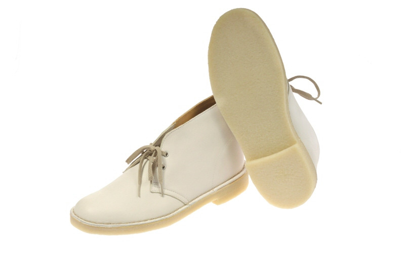 Clarks Desert Boots Schuhe in weiß 20324904