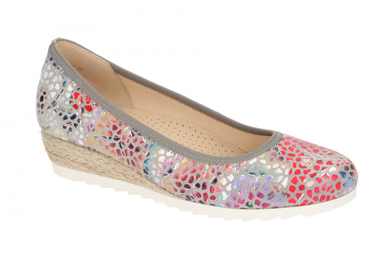 Gabor comfort Ballerinas grau flower-stamp