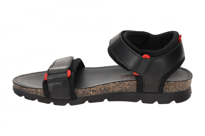 Panama Jack Seth C1 Herren Sandale schwarz rot