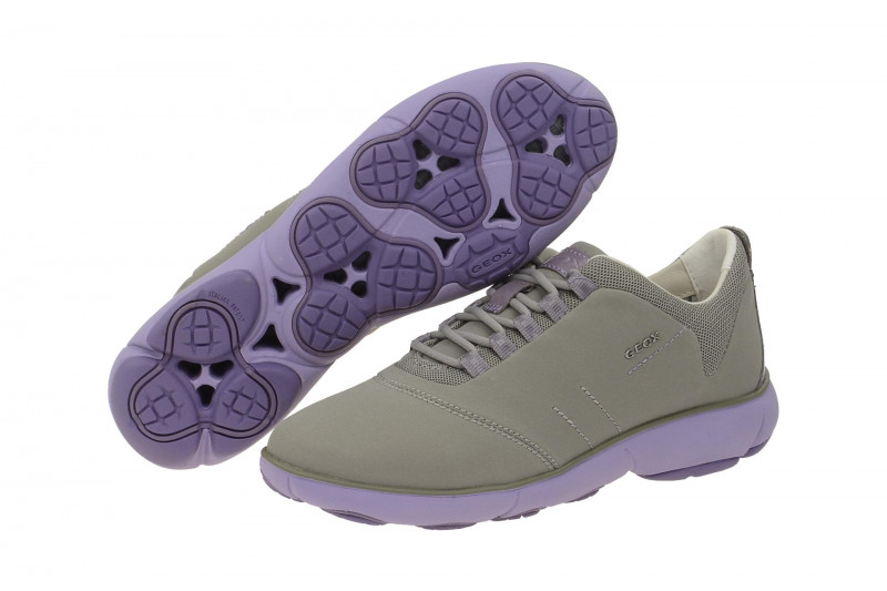 Geox Nebula Schuhe grau lila D621EA