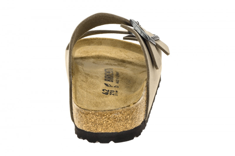 Birkenstock Arizona BS Pantolette grau taupe Normal Weit 1032019
