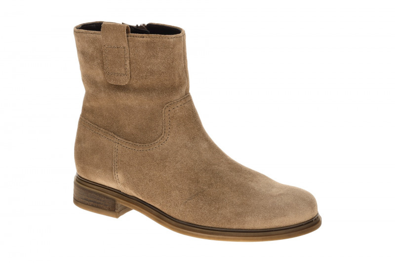 Gabor Comfort klassische Stiefelette braun nut Velour 72.790.34