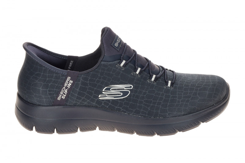 Skechers Summits Schuhe blau Glitzer SLIP-INS 150128