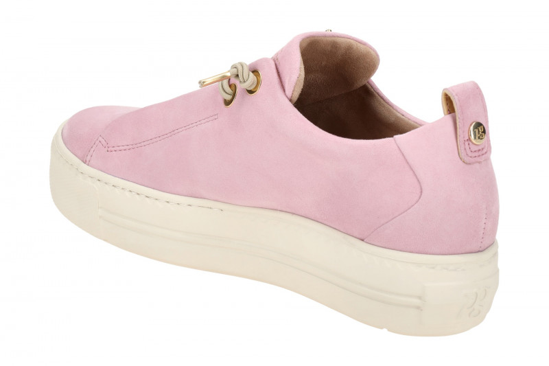 Paul Green Sneaker Plateau Schuhe rose babe Samt 5017