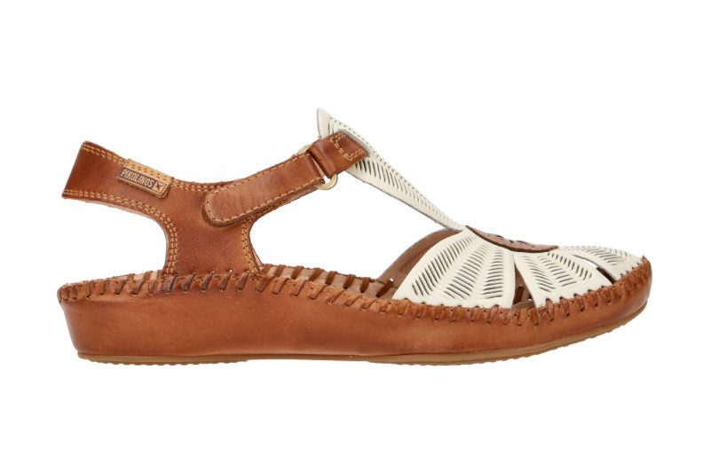 Pikolinos Vallarta Sandale weiß braun 655-0575