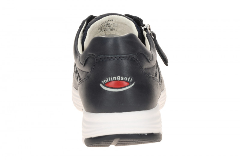 Gabor RollingSoft Schuhe blau Glattleder 86.978.56