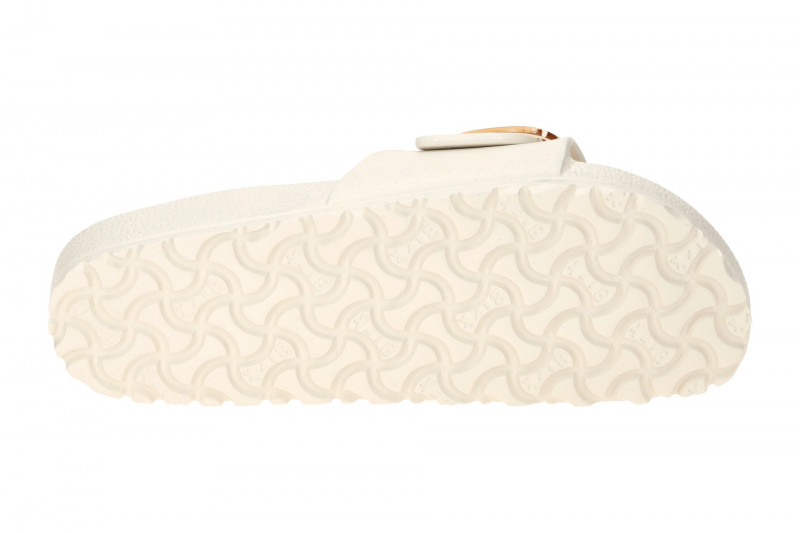 Birkenstock Madrid Big Buckle Eva Pantolette weiß SCHMAL 1029633