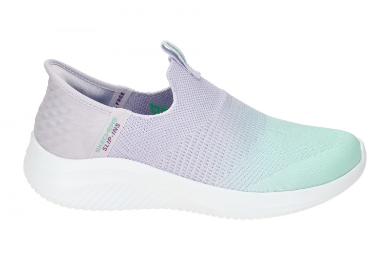 Skechers Ultra Flex Slipper Schuhe blau lila Slip-Ins 149708