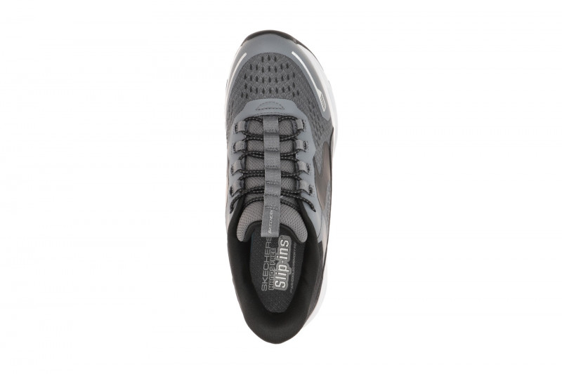 Skechers Glide Step Kinder Schuhe grau schwarz Slip-Ins 404203L
