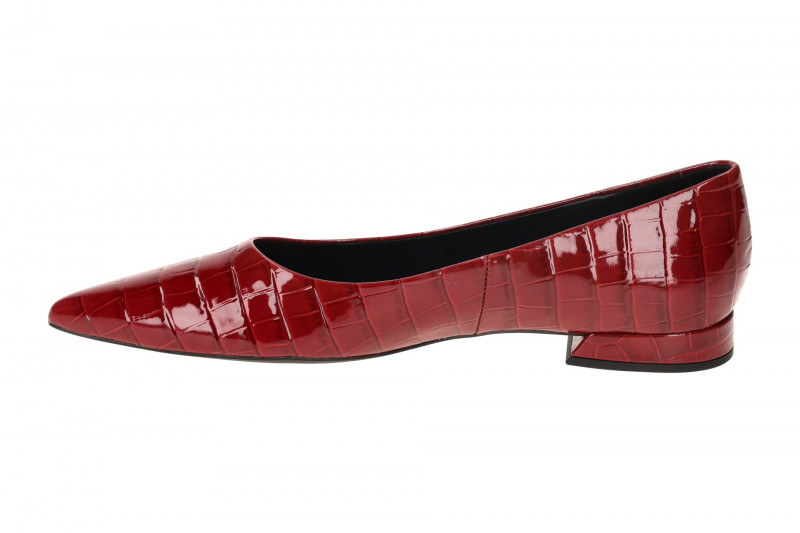 Högl Ballerina Pumps rot Kroko Lack 1807